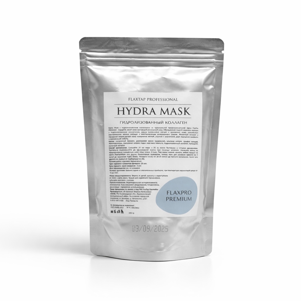 Премиальная альгинатная маска Hydra Mask Гидролизованный коллаген FlaxPro PREMIUM (ФлаксПро Премиум)