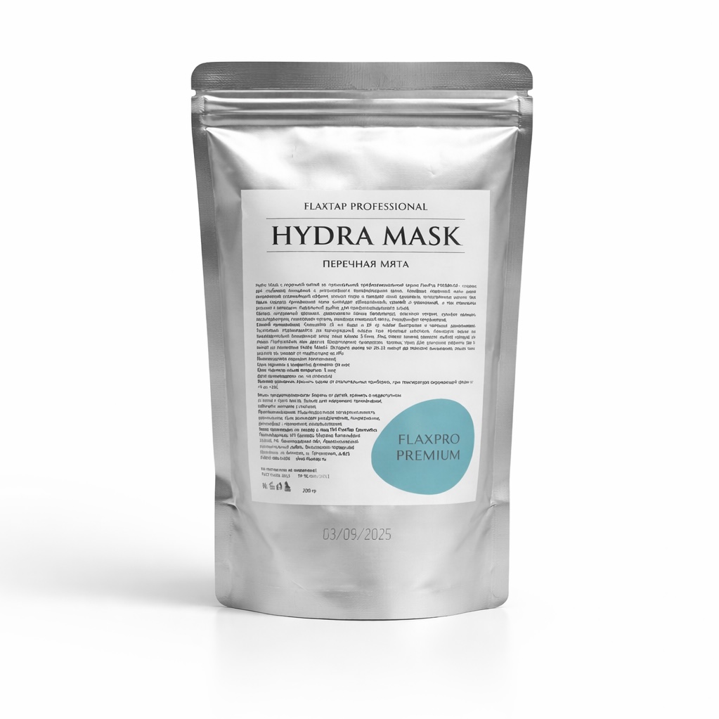 Премиальная альгинатная маска Hydra Mask Перечная мята FlaxPro PREMIUM (ФлаксПро Премиум)