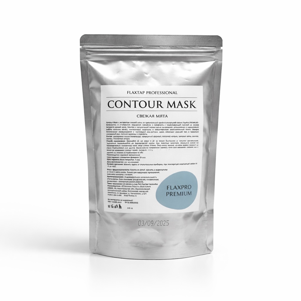 Премиальная альгинатная маска Contour Mask Свежая мята FlaxPro PREMIUM (ФлаксПро Премиум)