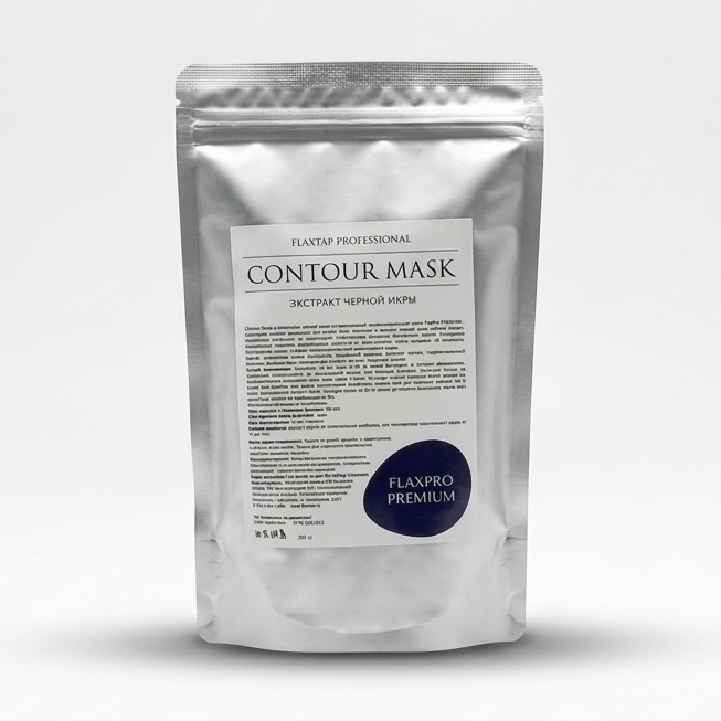 Премиальная альгинатная маска Contour Mask Экстракт черной икры FlaxPro PREMIUM (ФлаксПро Премиум)